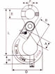 Imagen de Gancho Con Seguro Alta Resistencia 10mm - 3.2ton Able U.s.a.