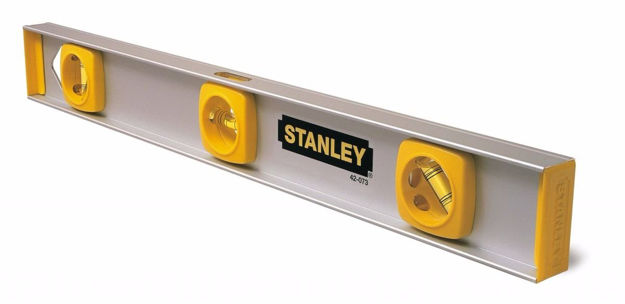 Imagen de NIVEL DE ALUMINIO 3 GOTAS 18" 42-073 STANLEY