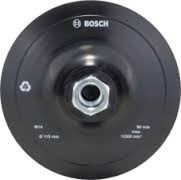 Imagen de Disco De Goma 4.5  Con Tuerca Para Lijadora Bosch