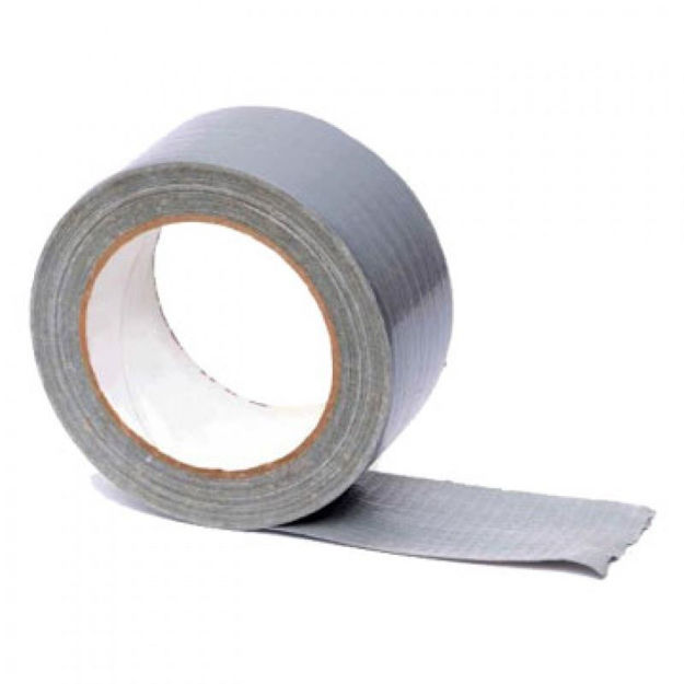 Imagen de Cinta Todo Uso Gris Tipo Pato 9mt x 48mm