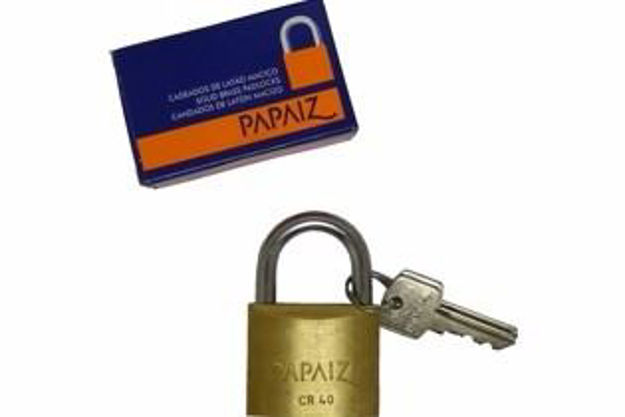 Imagen de Candado De Bronce Papaiz 20mm Cr20