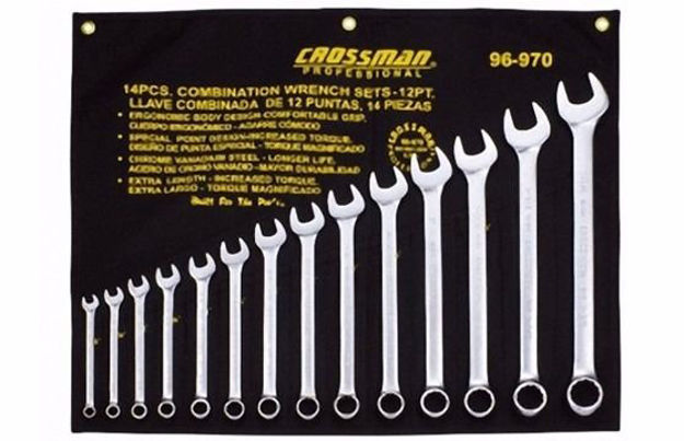 Imagen de JUEGO LLAVES COMBINADAS 3/8-1.1/4" CROSSMAN