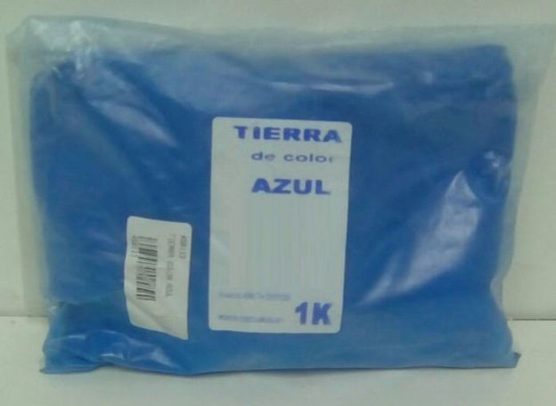 Imagen de Paquete De Tierra De Color Azul Para Marcar X Kilo