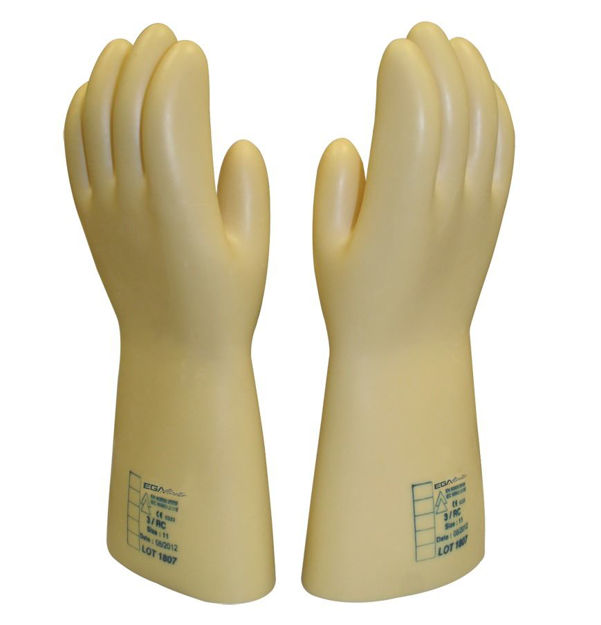 Imagen de GUANTE AISLANTE DIELÉCTRICA 7500 V TALLE 10 - EGA MASTER
