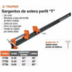 Imagen de Sargento De Carpintero En T 1500mm Truper S-6x
