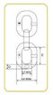 Imagen de CADENA ALTA RESISTENCIA GRADO 80. 5 MM - 0.65 TON ABLE