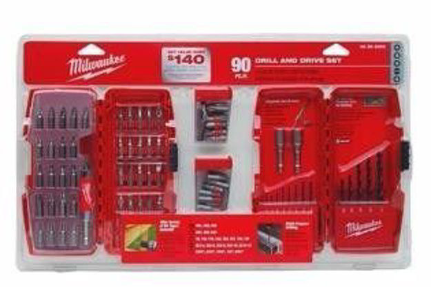 Imagen de Kit De 90 Puntas Para Atornillador Milwaukee 4832-8003h