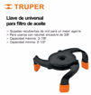 Imagen de Saca Filtro Tipo Araña 63.5 A 98.4mm Truper Ll-3q-fa
