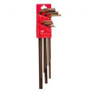 Imagen de JUEGO LLAVES ALLEN HEXAGONALES LARGAS 1.5-10MM CROSSMAN