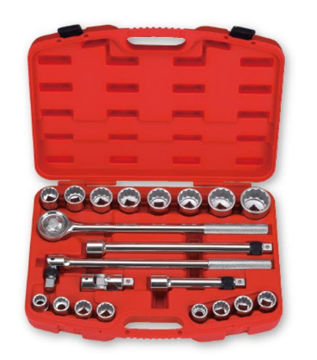 Imagen de JUEGO DE DADOS ENCASTRE 3/4" ESTRIADO 19MM - 50MM CROSSMAN