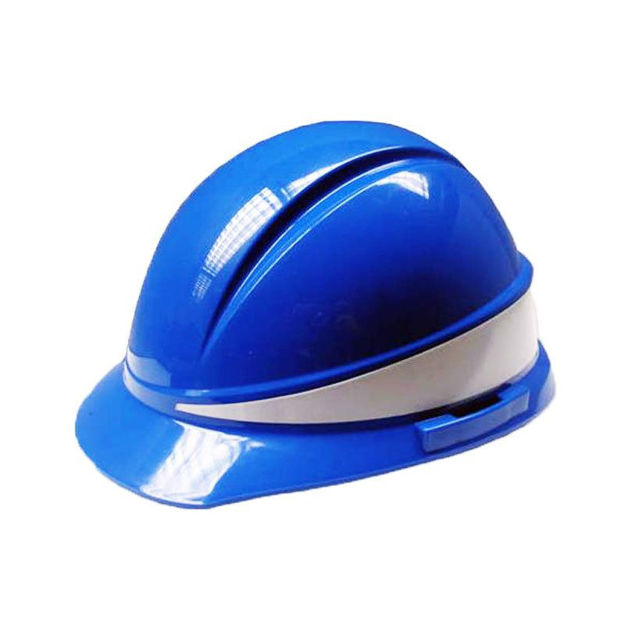 Imagen de Casco Seguridad Color Azul Con Reflectivo 3m - Aprobado
