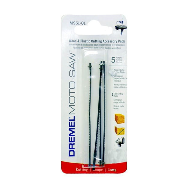 Imagen de HOJAS SIERRA CALADORA PLÁSTICO-MADERA MOTO-SAW DREMEL