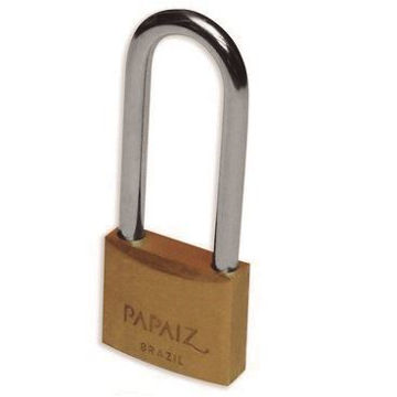 Imagen de CANDADO BRONCE ANILLO LARGO 40/70MM PAPAIZ