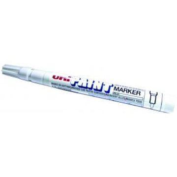 Imagen de Marcador blanco indeleble Metal Vidrio Plastico trazo medio