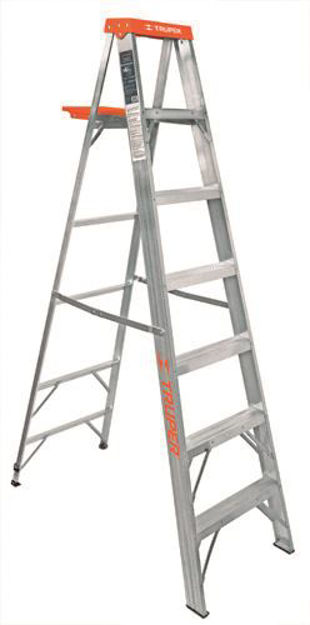 Imagen de ESCALERA ALUMINIO TIPO TIJERA 7 ESCALONES 2.13M TRUPER