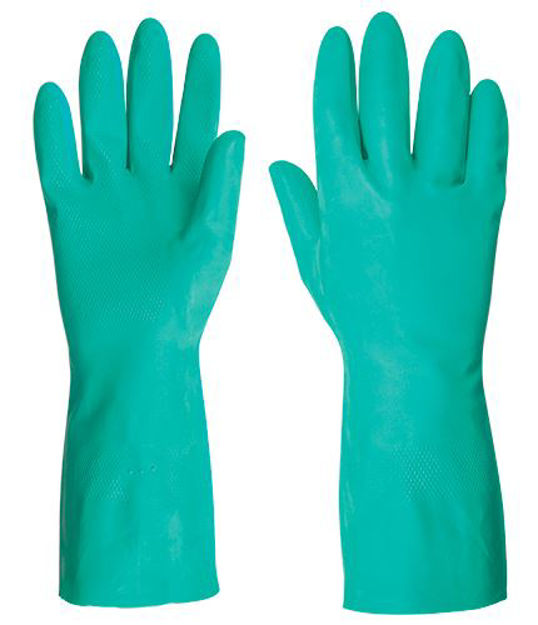 Imagen de GUANTES QUÍMICOS NITRILO VERDE GU-822 TRUPER