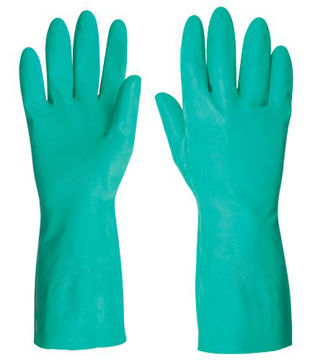 Imagen de GUANTES QUÍMICOS NITRILO VERDE GU-822 TRUPPER