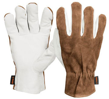 Imagen de Guantes cuero cabra, c/dorso cuero         "TRUPER" GUX-BOVA