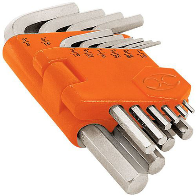 Imagen de Juego 10 llaves Allen 1/16" - 3/8" TRUPER ALL-10P