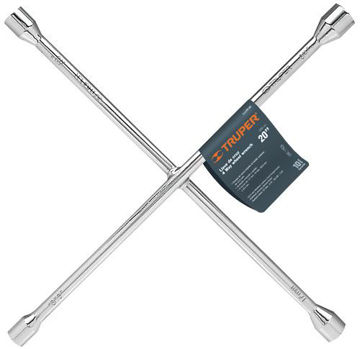 Imagen de LLAVE CRUZ UNIVERSAL 20" (17MM, 3/4", 13/16", 7/8") TRUPER