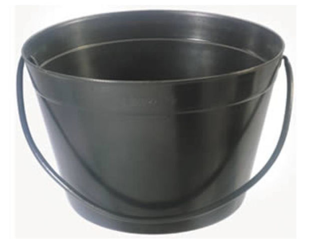 Imagen de Balde Negro Liviano De 10 Litros