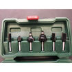 Imagen de Set Kit Juego 6 Fresas routter 1/4" Bosch 2607019462