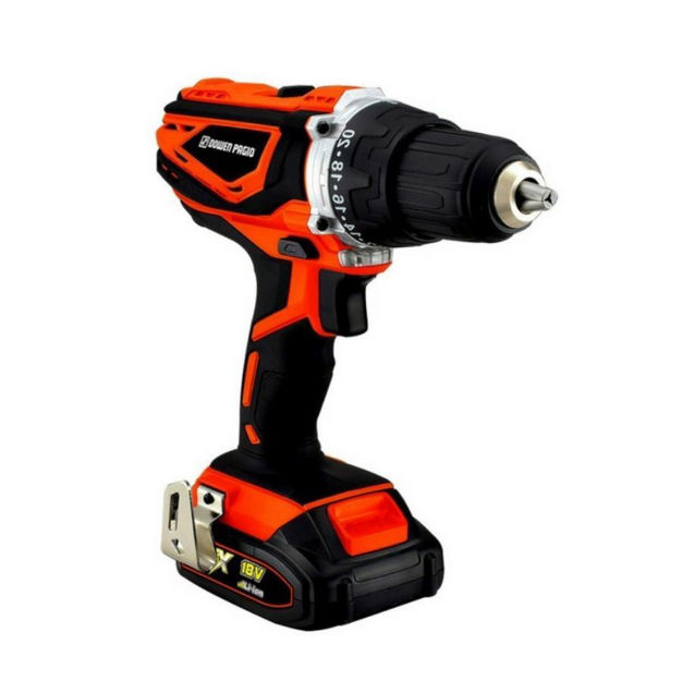 Imagen de TALADRO ATORNILLADOR PERCUTOR BATERÍA 18V LITIO DOWEN PAGIO