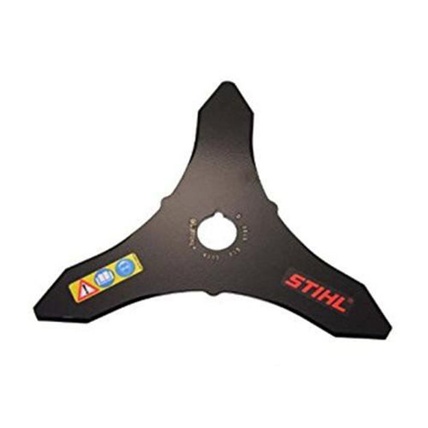 Imagen de Cuchilla 3 puntas para desmalezadora Stihl