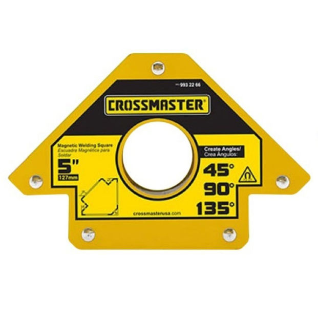 Imagen de Escuadra Magnética para soldar ángulos 5" 34kg Crossmaster