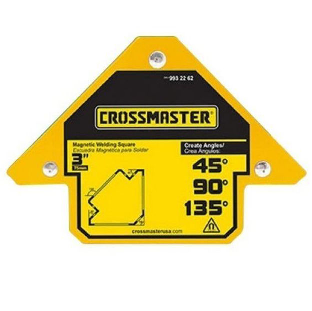 Imagen de Escuadra Magnética para Soldar Ángulos 3" 11kg Crossmaster