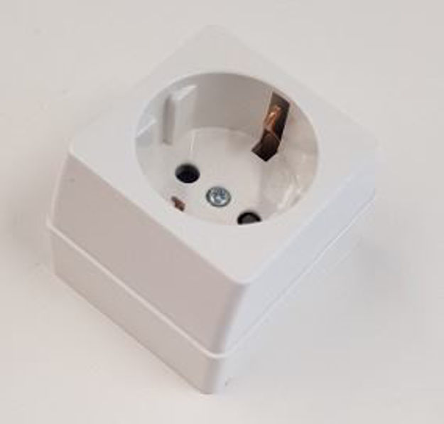 Imagen de Enchufe Toma corriente Schuko exterior 16A 250V