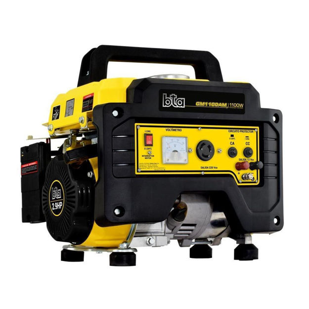 Imagen de GENERADOR A NAFTA 1100W 220V MOTOR 2.9 HP BTA