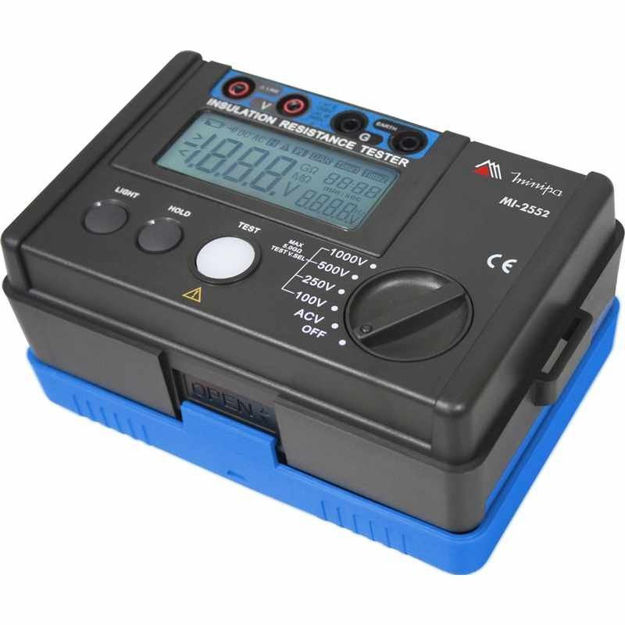 Imagen de MEGÓHMETRO DIGITAL MI-2552 MINIPA