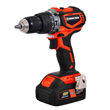 Imagen de TALADRO ATORNILLADOR PERCUTOR BATERÍA 18V 4.0AH SIN CARBONES 9993112 DOWEN PAGIO