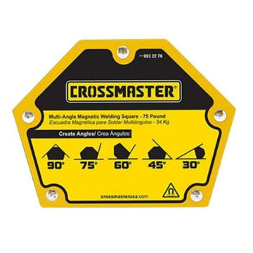 Imagen de Escuadra Magnética para Soldar multiángulos 34kg Crossmaster 9932276