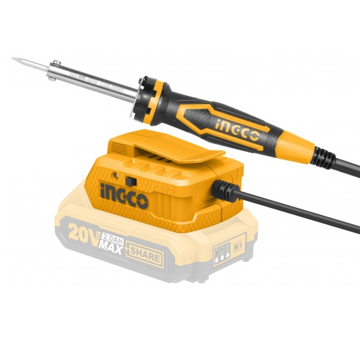 Imagen de SOLDADORA DE ESTAÑO 20 VOLT BATERIA INGCO CSILI2001 LINEA P20S (CARCAZA)