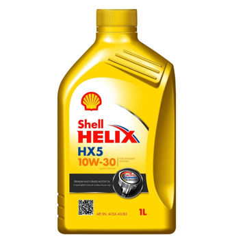 Imagen de ACEITE 10W-30 CARTER VEHÍCULOS LIVIANOS SHELL HELIX HX5 1L