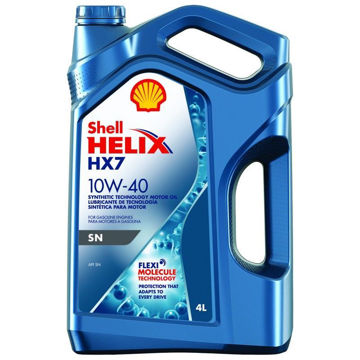 Imagen de ACEITE 10W-40 CARTER VEHÍCULOS LIVIANOS SHELL HELIX HX7 SP 4L