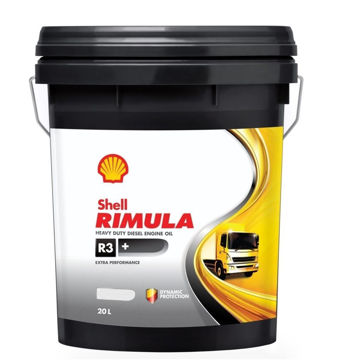 Imagen de ACEITE 15W-40 CARTER VEHÍCULOS PESADOS SHELL RIMULA R3 TURBO 20L
