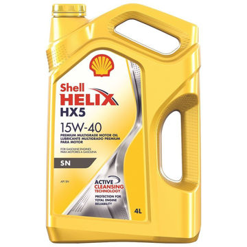 Imagen de ACEITE 15W-40 CARTER VEHÍCULOS LIVIANOS SHELL HELIX HXN SN 4L