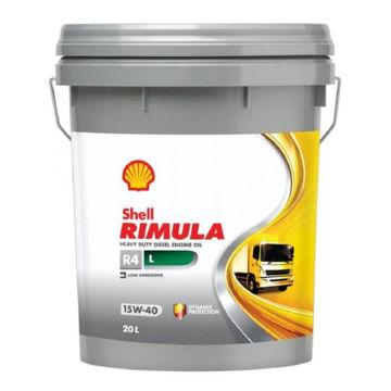 Imagen de ACEITE 15W-40 CARTER VEHÍCULOS PESADOS SHELL RIMULA RAX 20L