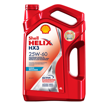Imagen de ACEITE 25W-60 CARTER VEHÍCULOS LIVIANOS SHELL HELIX HX3 HM 4L