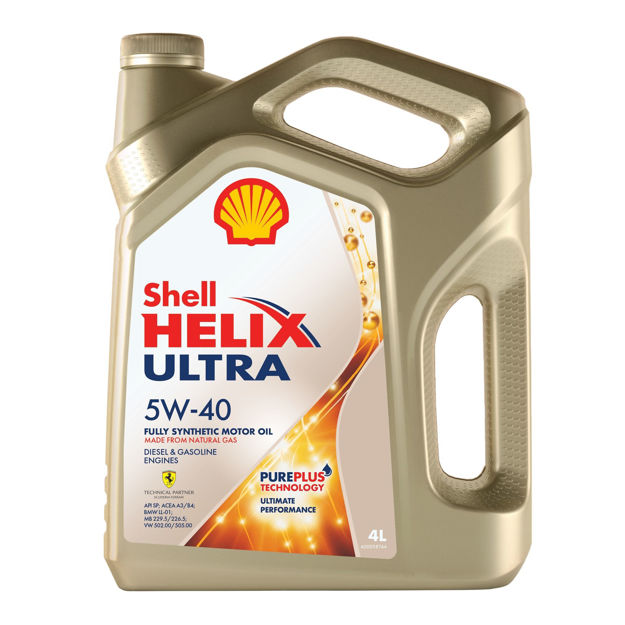 Imagen de ACEITE 5W-40 CARTER VEHÍCULOS LIVIANOS SHELL HELIX ULTRA SP 4L
