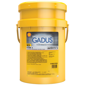 Imagen de GRASA MULTIPROPOSITO SHELL GADUS S3 V220 C2 18KG