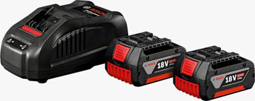 Imagen de KIT CARGADOR + 2 BATERÍAS 18V 4.0AH BOSCH