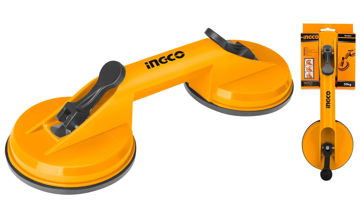 Imagen de VENTOSA DOBLE PARA VIDRIO 50KG 11.5CM INGCO