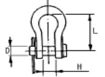 Imagen de GRILLETE CON PERNO 1/2"
