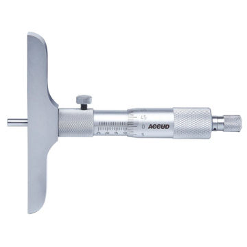 Imagen de MICROMETRO PROFUNDIDAD 0-25MM ACCUD