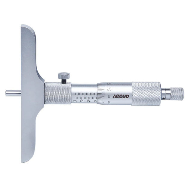 Imagen de MICROMETRO PROFUNDIDAD 0-25MM ACCUD