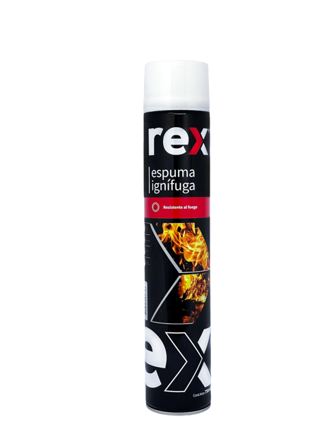 Imagen de ESPUMA POLIURETANO EXPANDIDO IGNIFUGO 750ML REX